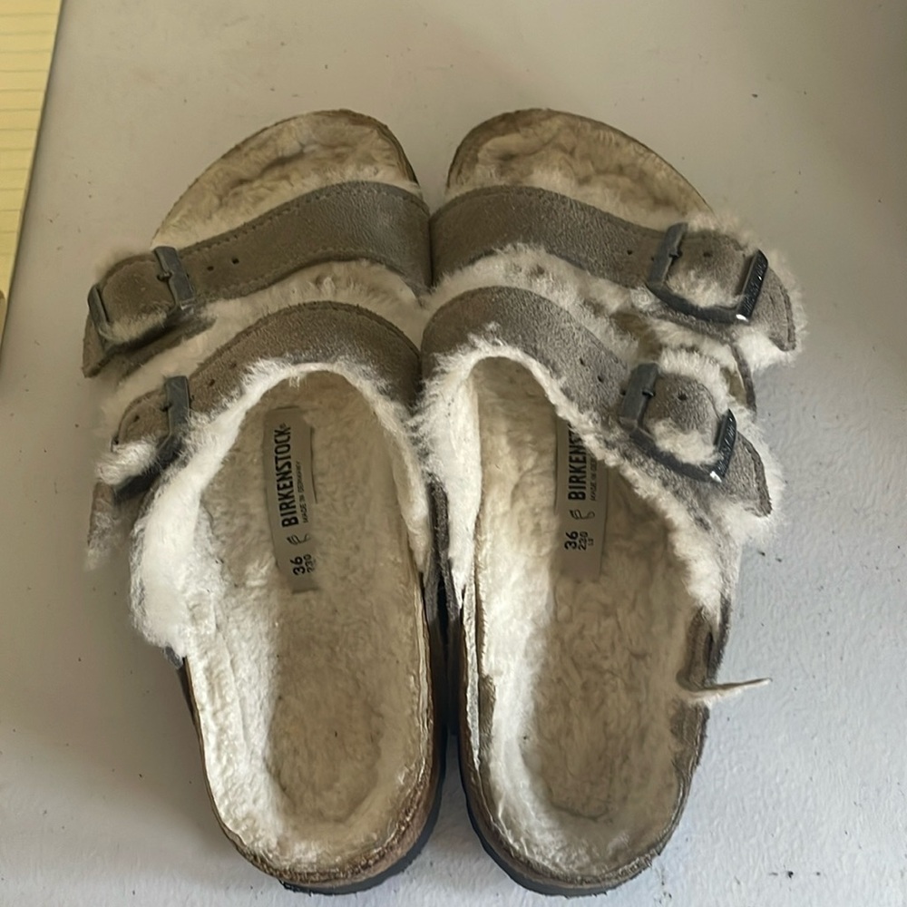 Arizona Shearling Birkenstocks